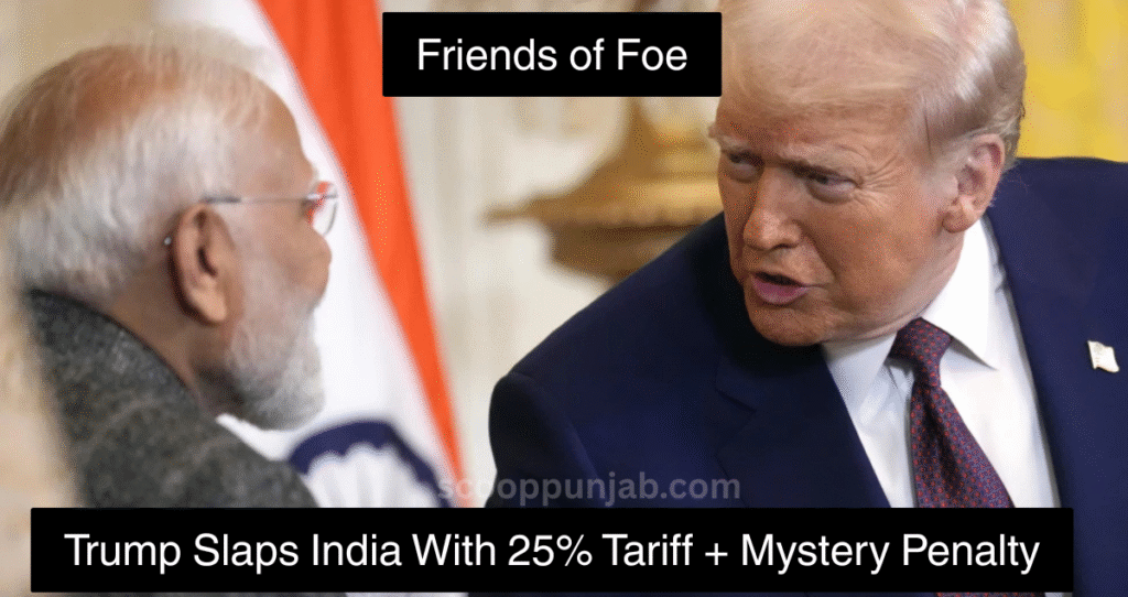 Trump Slaps India With 25% Tariff