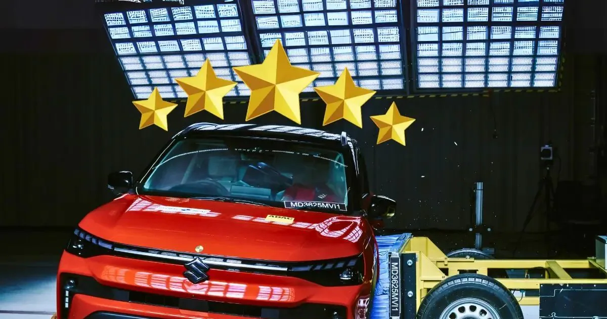 Citroën Aircross Bags 5-Star Safety Rating in Bharat NCAP Crash Tests