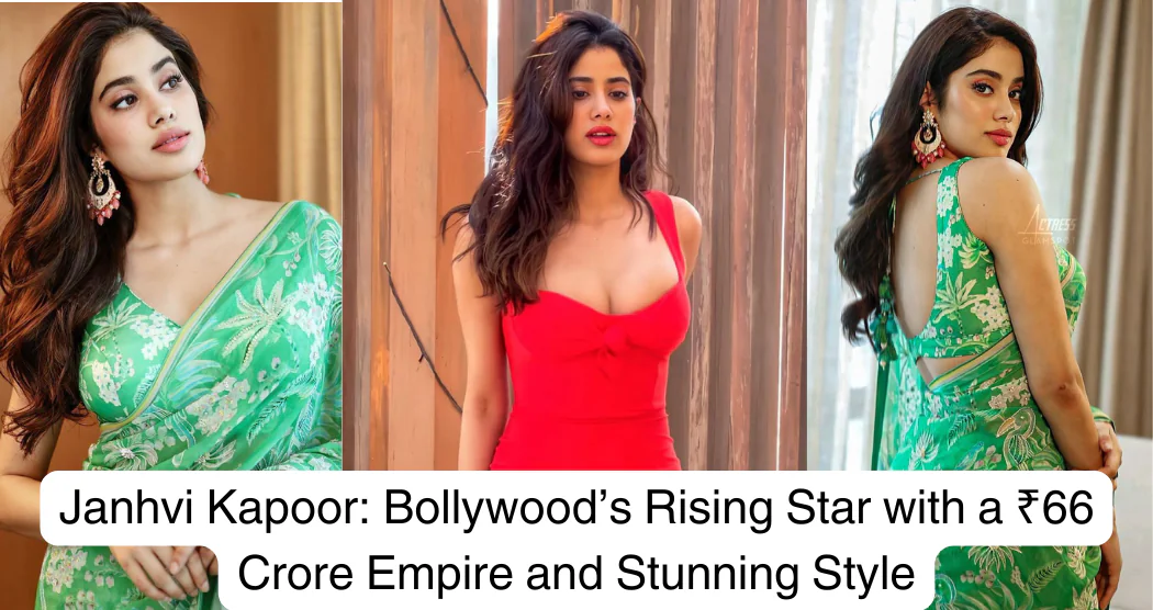 Janhvi Kapoor: Bollywood’s Rising Star with a ₹66 Crore Empire and Stunning Style